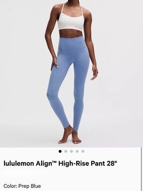 NWT lululemon Align High-Rise Legging - Prep Blue Size 10
